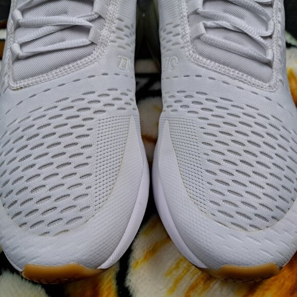 %Size 14 Men Nike DC1702-100 Air Max 270 Triple White A5